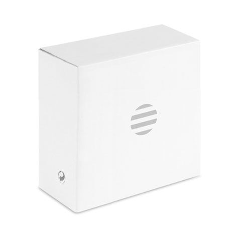 Wecker aus recyceltem ABS/RPET weiß | ohne Werbeanbringung | Nicht verfügbar | Nicht verfügbar | Nicht verfügbar