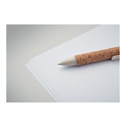 4-Farb-Kugelschreiber Kork beige | ohne Werbeanbringung | Nicht verfügbar | Nicht verfügbar