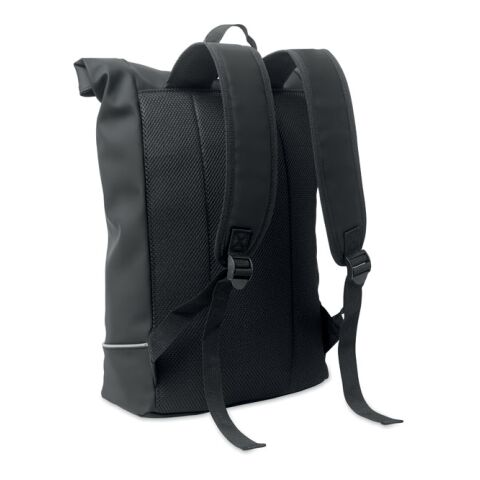 15&quot; Rolltop-Laptop-Rucksack schwarz | ohne Werbeanbringung | Nicht verfügbar | Nicht verfügbar