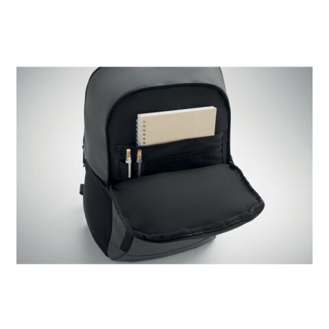 15" Laptop-Rucksack PU dunkelgrau | ohne Werbeanbringung | Nicht verfügbar | Nicht verfügbar