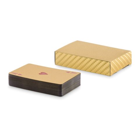 Wasserabweisende Spielkarten gold | ohne Werbeanbringung | Nicht verfügbar | Nicht verfügbar | Nicht verfügbar