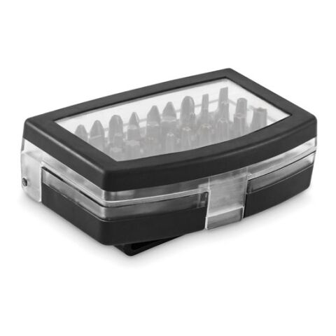 Schraubendreher-Bit-Set schwarz | ohne Werbeanbringung | Nicht verfügbar | Nicht verfügbar | Nicht verfügbar