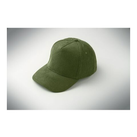 Baseball Kappe 5 Panels Cord Armeegrün | ohne Werbeanbringung | Nicht verfügbar | Nicht verfügbar | Nicht verfügbar