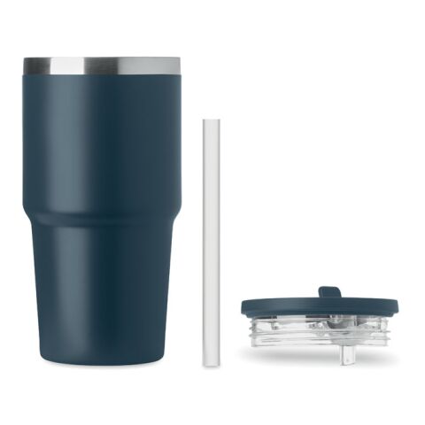 Doppelwandiger Trinkbecher 500ml marineblau