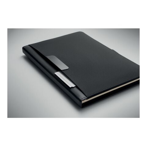 DIN A5 Portfolio &amp; Notizblock schwarz