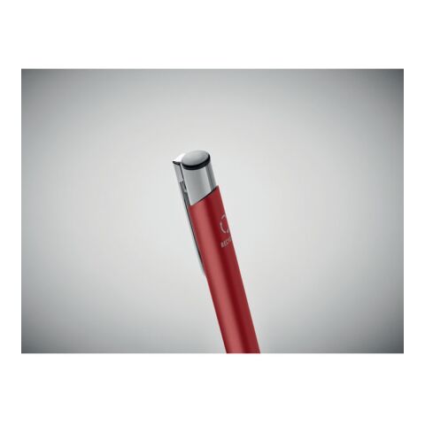 Kugelschreiber recyceltes Alu 'Dona' rot | ohne Werbeanbringung | Nicht verfügbar | Nicht verfügbar