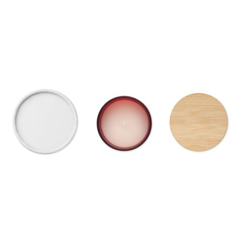 Kerze im Glas 200 g bordeaux | ohne Werbeanbringung | Nicht verfügbar | Nicht verfügbar