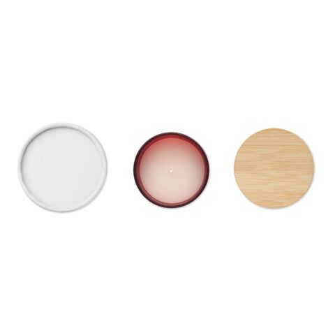 Kerze im Glas 280 g bordeaux | ohne Werbeanbringung | Nicht verfügbar | Nicht verfügbar