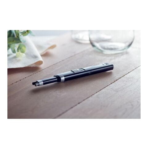 Großes Lichtbogen-Feuerzeug schwarz | ohne Werbeanbringung | Nicht verfügbar | Nicht verfügbar | Nicht verfügbar