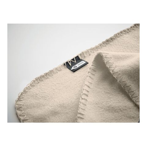 RPET Fleece-Reisedecke beige | ohne Werbeanbringung | Nicht verfügbar | Nicht verfügbar | Nicht verfügbar