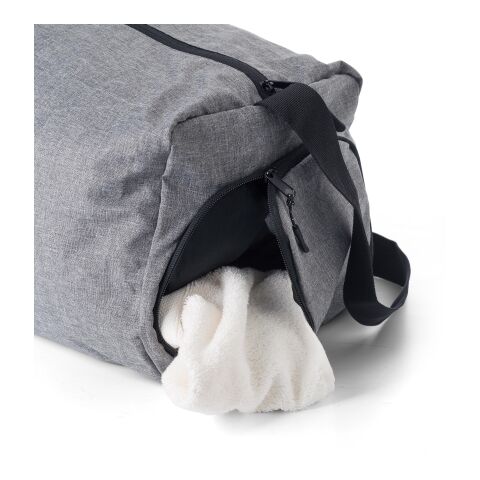 300D Zweifarbiger Seesack Corwin Grau | ohne Werbeanbringung | Nicht verfügbar | Nicht verfügbar