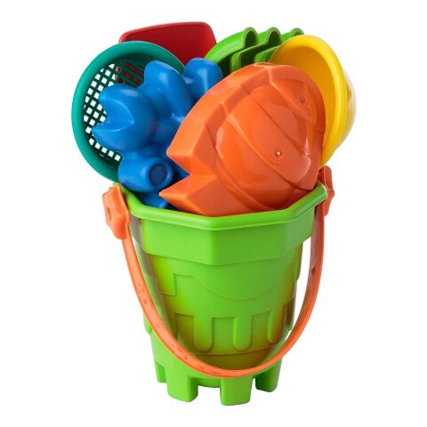 Recycelter PP-Strandeimer Mateo bunt | ohne Werbeanbringung | Nicht verfügbar | Nicht verfügbar