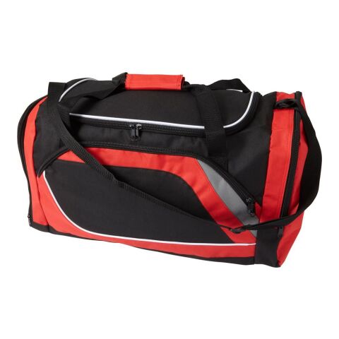 Sporttasche &#039;Stripes&#039; aus Polyester Schwarz | ohne Werbeanbringung | Nicht verfügbar | Nicht verfügbar