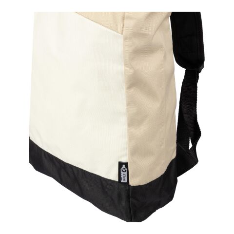 rPET (600D) Rolltop-Rucksack Marlene beige | ohne Werbeanbringung | Nicht verfügbar | Nicht verfügbar