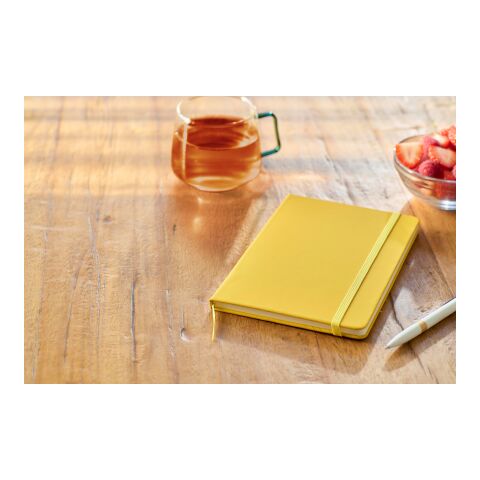 rPET-Notizbuch (A5) Eamon limone | ohne Werbeanbringung | Nicht verfügbar | Nicht verfügbar