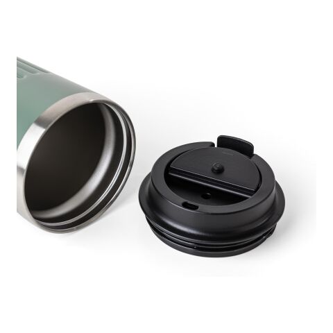 Reisebecher aus recyceltem Edelstahl (400 ml) Chiara Grün