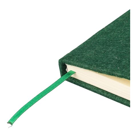 Notizbuch aus recyceltem Filz (A5) Dario Schwarz | ohne Werbeanbringung | Nicht verfügbar | Nicht verfügbar