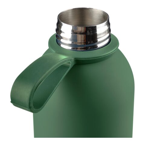Doppelwandige Trinkflasche aus recyceltem Edelstahl (500 ml) Sena Grau | ohne Werbeanbringung | Nicht verfügbar | Nicht verfügbar