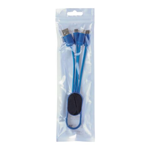 4-in-1-Ladekabelset Blau
