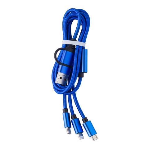 Nylon-Ladekabel Leif Kobaltblau