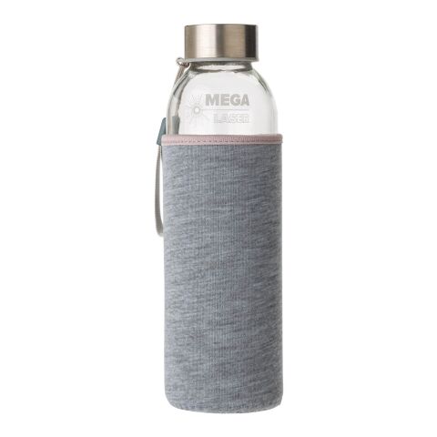 Glasflasche "Neo" (500ml) mit Neoprenhülle Kobaltblau