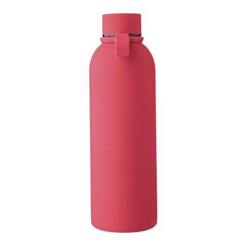 Doppelwandige Trinkflasche aus recyceltem Edelstahl (500 ml) Sena Rot
