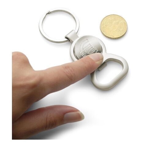 Schlüsselanhänger &#039;Match&#039; aus Metall Silber | ohne Werbeanbringung | Nicht verfügbar | Nicht verfügbar