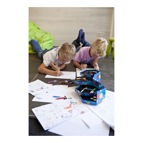 Kinderfarbbox &#039;Dirty Harry&#039; aus Karton Braun | ohne Werbeanbringung | Nicht verfügbar | Nicht verfügbar