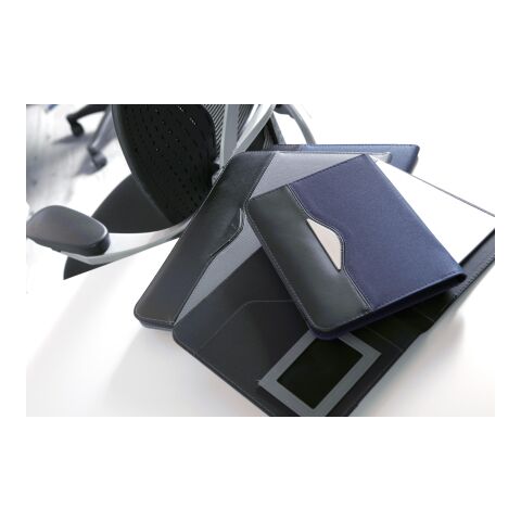 Dokumentenmappe &#039;Diplomat&#039; aus Polyester/Kunstleder Blau | ohne Werbeanbringung | Nicht verfügbar | Nicht verfügbar