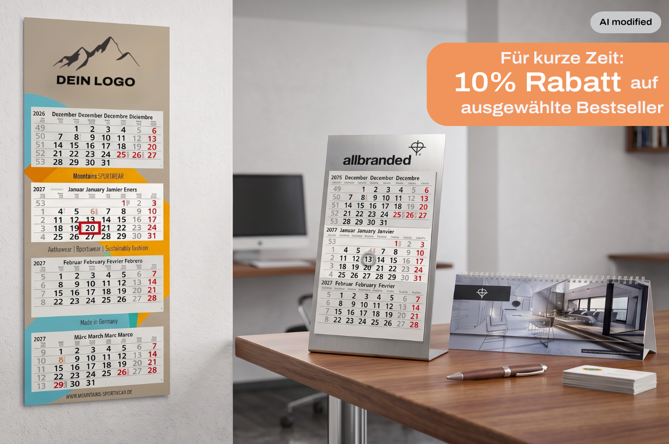 Kalender mit Logo bedrucken